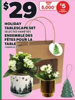 Independent Grocer HOLIDAY TABLESCAPE SET offer