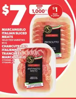 Independent Grocer MARCANGELO ITALIAN SLICED MEATS, 85 G offer