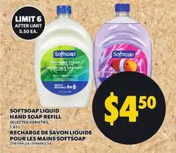Independent Grocer SOFTSOAP LIQUID HAND SOAP REFILL, 1.47 L offer