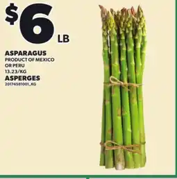 Independent Grocer ASPARAGUS offer