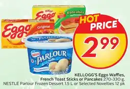 Sobeys KELLOGG'S Eggo Waffles, French Toast Sticks or Pancakes offer