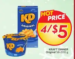 Sobeys KRAFT DINNER Original offer
