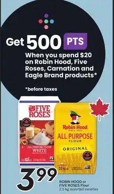Sobeys ROBIN HOOD or FIVE ROSES Flour offer