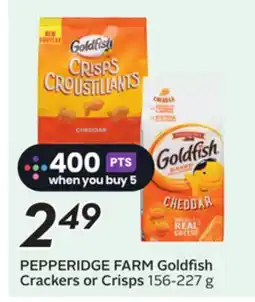 Sobeys Goldfish Crackers or Crisps offer