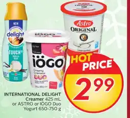Sobeys INTERNATIONAL DELIGHT Creamer offer