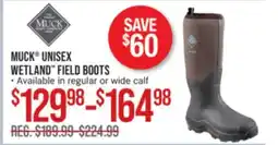 Cabela's MUCK UNISEX WETLAND FIELD BOOTS offer