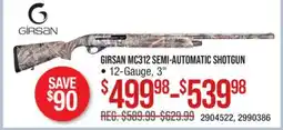 Cabela's GIRSAN MC312 SEMI-AUTOMATIC SHOTGUN offer