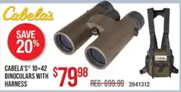 Cabela's CABELA'S 10×42 BINOCULARS WITH HARNESS offer