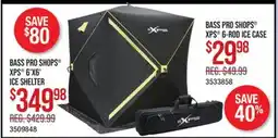 Cabela's BASS PRO SHOPS XPS 6'X6' ICE SHELTER offer