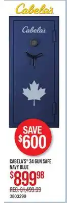 Cabela's CABELA'S 34 GUN SAFE NAVY BLUE offer