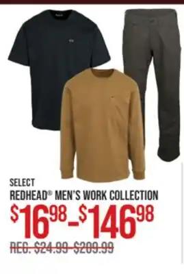 Cabela's SELECT REDHEAD MEN'S WORK COLLECTION offer