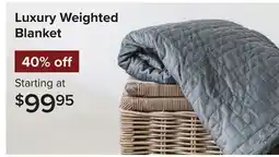Linen Chest Luxury Weighted Blanket offer