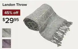 Linen Chest Landon Throw offer