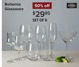 Linen Chest Bohemia Glassware offer