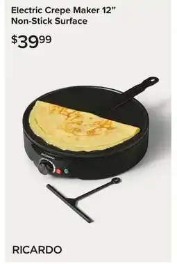Linen Chest Electric Crepe Maker 12 Non-Stick Surface offer