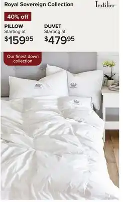 Linen Chest Textilier Royal Sovereign Collection - PILLOW offer