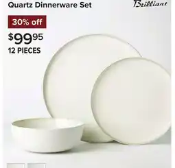 Linen Chest Brilliant Quartz Dinnerware Set offer