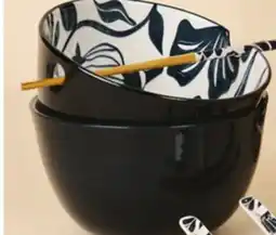 Linen Chest Ramen Bowl Set - 6 pieces offer