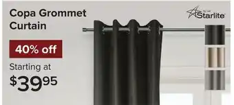 Linen Chest Starlite Copa Grommet Curtain offer