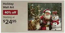 Linen Chest Holiday Wall Art offer