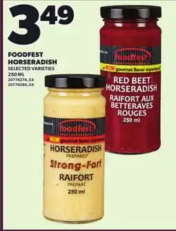 Loblaws FOODFEST HORSERADISH, 250 ML offer