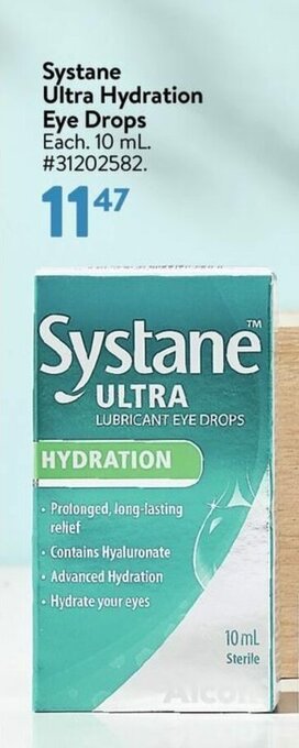 Walmart Systane Ultra Hydration Eye Drops offer