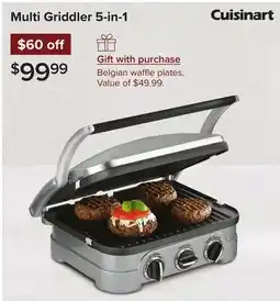 Linen Chest Cuisinart Multi Griddler 5-in-1 offer