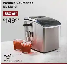 Linen Chest Koolatron Portable Countertop Ice Maker offer