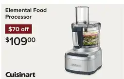 Linen Chest Cuisinart Elemental Food Processor offer