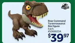 Walmart Roar Command Tyrannosaurus Rex figure offer