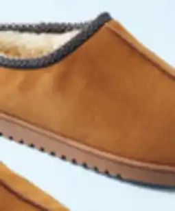 Walmart Adults' suede slippers offer