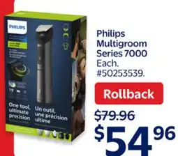 Walmart Philips Multigroom Series 7000 offer