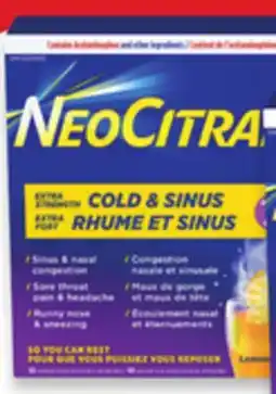 Walmart NeoCitran Cold & Sore Throat offer