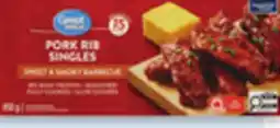 Walmart Great Value fully cooked pork back ribs offer