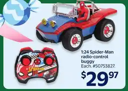 Walmart 1:24 Spider-Man radio-control buggy offer