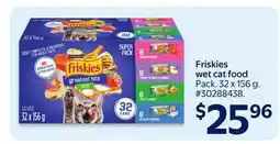 Walmart Friskies wet cat food Pack offer