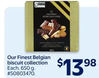 Walmart Our Finest Belgian biscuit collection offer