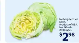 Walmart Iceberg Lettuce offer