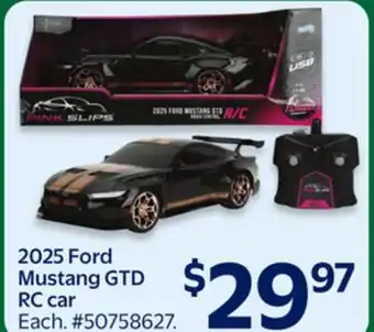Walmart 2025 Ford Mustang GTD RC car offer