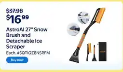 Walmart AstroAI 27 Snow Brush and Detachable Ice Scraper offer