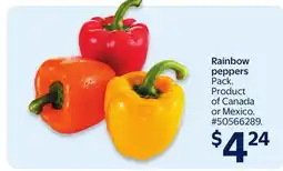 Walmart Rainbow peppers offer