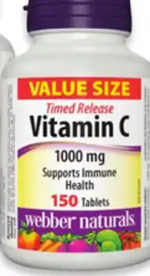 Walmart Webber Naturals melatonin or vitamin C offer