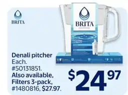 Walmart BRITA Also available, Filters 3-pack offer