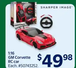 Walmart 1:16 GM Corvette RC car offer
