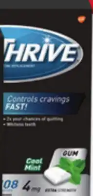 Walmart Thrive gum or lozenges offer