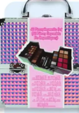 Walmart 46-Piece makeup train case set offer