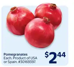 Walmart Pomegranates offer