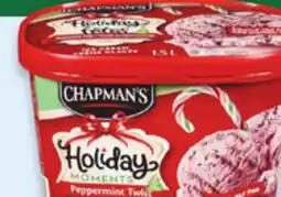 Walmart Champman's Holiday Moments ice cream tubs offer