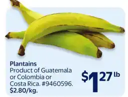 Walmart Plantains offer