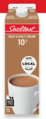 Walmart Sealtest 5% o 10% cream or 1% buttermilk or Lactantia 10% cream offer